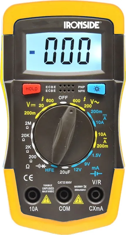 Alleen Vandaag Ironside MULTIMETER MINI CAT III 600V