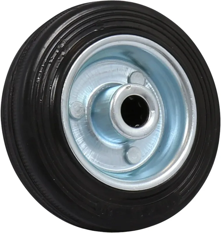 Gratis Retour Kelfort WIEL GEG.MET ROLLAGER 100MM ZWART RUBBER LOOPVLAK