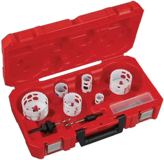 MILWAUKEE® Gatzagenset bi-metaal 10-delig Populair