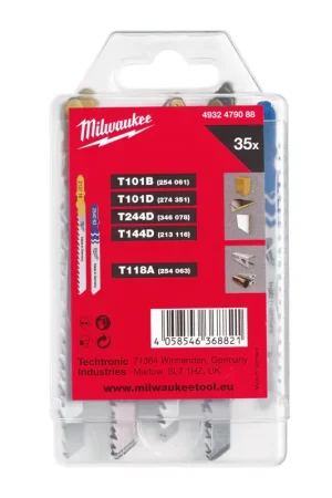 MILWAUKEE® Decoupeerzaagbladen Set 35-delig - 4932479088 Beperkte Voorraad