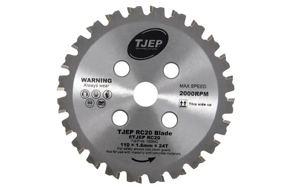 TJEP POWERSCHIJF 110MMX1,6MM 24T MAX 2000 RPM - INCL. SCHROEVEN Nu Kopen