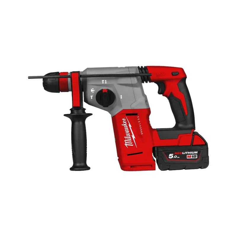 Finale Uitverkoop MILWAUKEE M18 BLHX-502X BOORHAMER SDS+ MET FIXTEC 4-STANDEN
