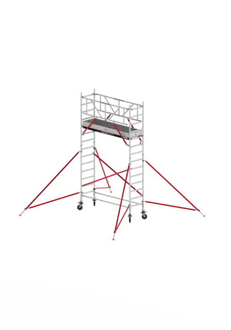 Tijdelijk Beschikbaar Altrex ROLSTEIGER RS51-S WH=5,20M 75X245 - FIBER DECK VERSIE