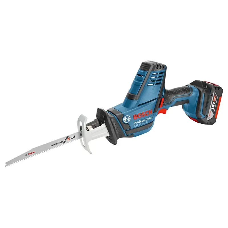 Fabrieksprijs BOSCH GSA 18V-LI C ACCU RECIPROZAAGMACHIC&G, 1X ZAAGBLAD S 922 AF, 1X ZAAGBLAD S