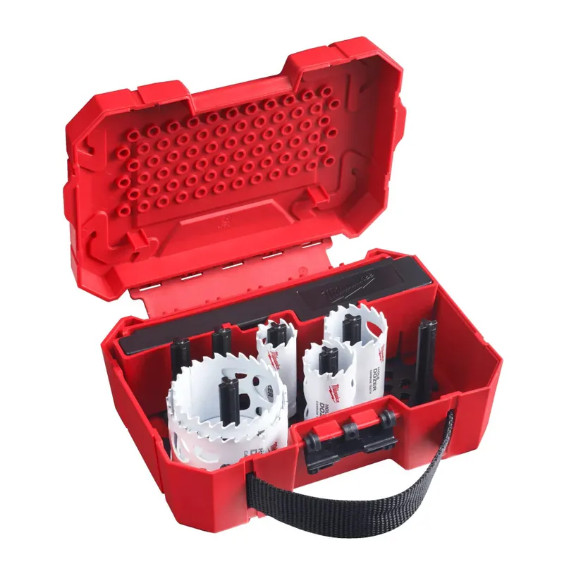 MILWAUKEE® Gatzagenset carbide 9-delig Exclusieve Aanbieding