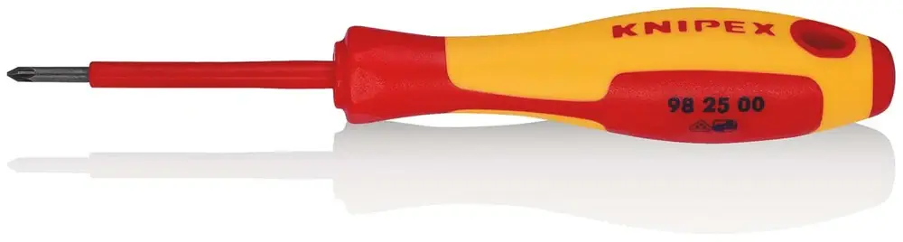 Rechtstreeks Van De Fabrikant KNIPEX SCHROEVENDRAAIER POZIDRIV PZ 0 VDE
