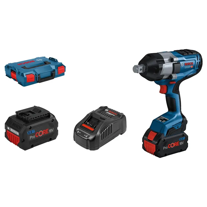 Koopje BOSCH GDS 18V-1050 H ACCU SLAGMOERAANZET2X 18V 5,5 AH, GAL 1880 CV