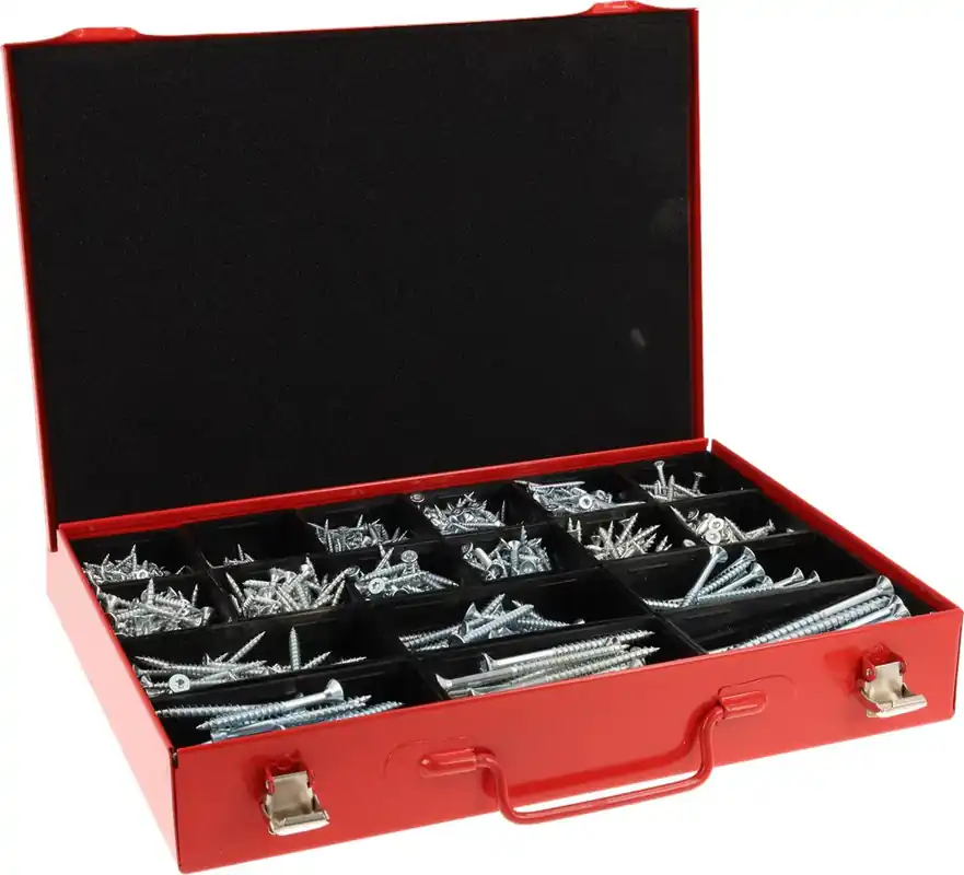Gecertificeerd Kelfort ASSORTIMENTSKIST SPAANPLAATSCHROEF TORX BASIC ROOD