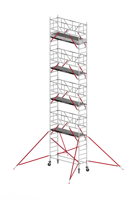 Voordeelprijs Altrex ROLSTEIGER RS51-S WH=10,20M 75X245 - HOUT VERSIE