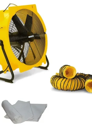 Dryfast Ventilatorset DFV7000 met Slang 10m, 2 Adapters en Stofzak Favoriet