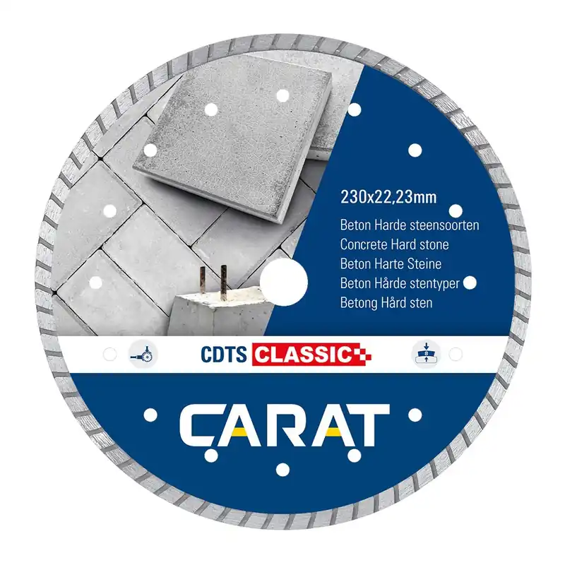 CARAT DIAMANTZAAG BETON 125x22,23MM, CDTS CLASSIC Rechtstreeks Van De Fabrikant