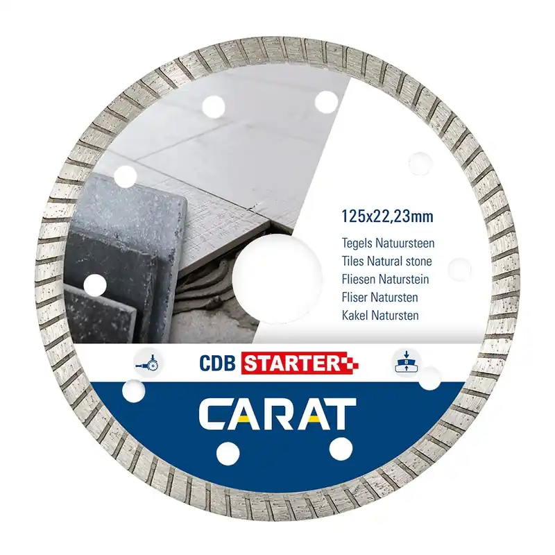 CARAT DIA.ZAAG TEGELS/NATUURSTEEN 115x22,23 MM, CDB STARTER Hete Deal