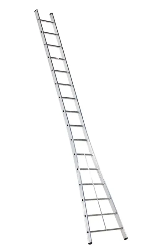 ALTREX ENKELE RECHTE LADDER KEU 1X16 KIBO - ALUMINIUM KOKERLADDER Voordeelprijs