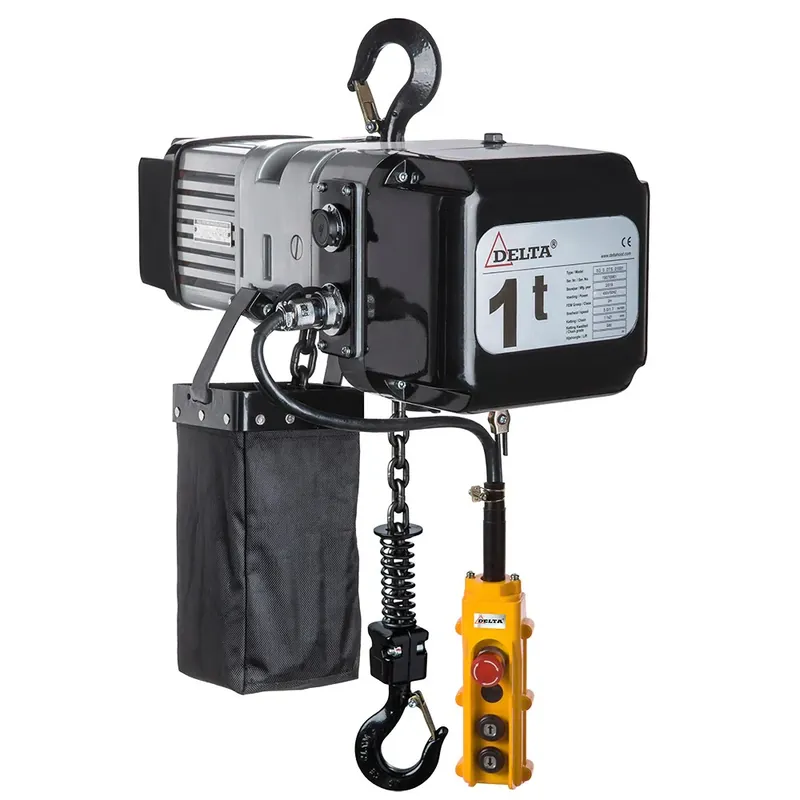 Seizoensaanbieding DELTA ELEKTRISCHE KETTINGTAKEL DMS 230V 1 TON - MET 3 METER HIJSHOOGTE