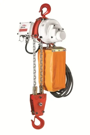 DELTA ELEKTRISCHE KETTINGTAKEL US 230V 1 TON - MET 10 METER HIJSHOOGTE Finale Uitverkoop