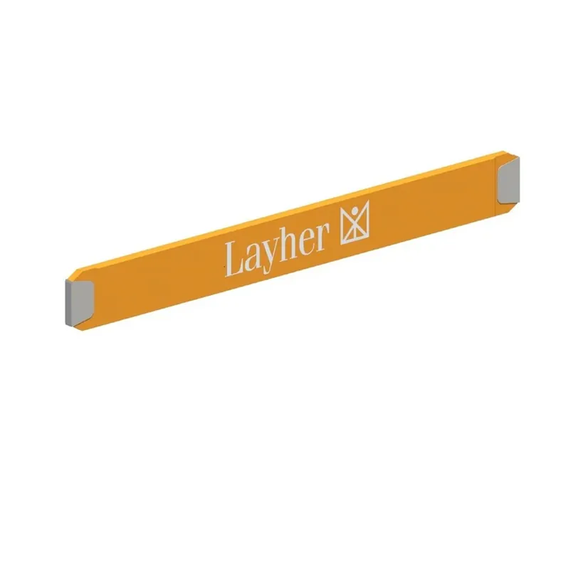 Layher RS KOPKANTPLANK 1,44M ORANJE Fabrieksprijs