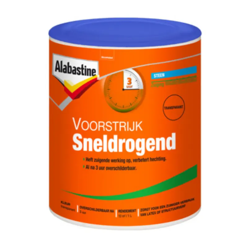 Hete Deal Alabastine Voorstrijk Sneldrogend Transparant