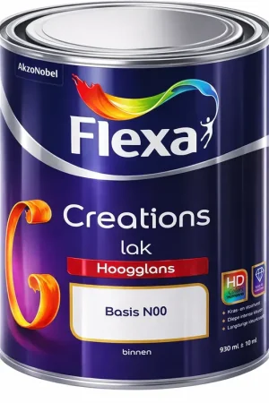 Flexa Creations Lak Hoogglans N00 1L Weekendaanbieding