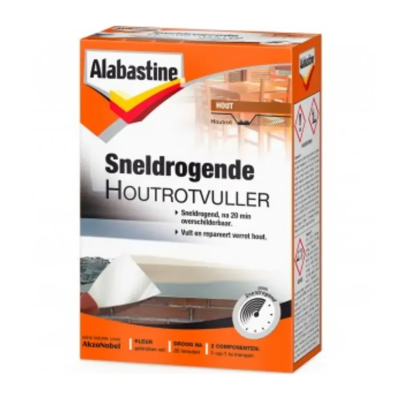 Aanbieding Alabastine Snel Drogende Houtrotvuller