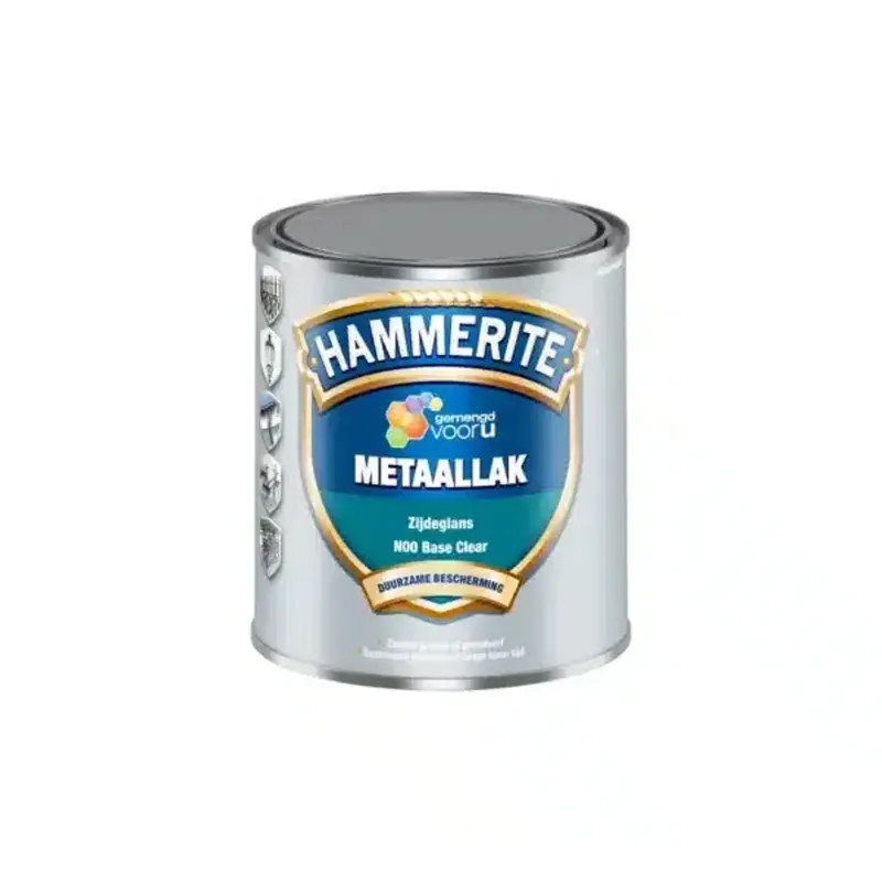 Weekendaanbieding Hammerite Metaallak Zijdeglans WO5 Base White