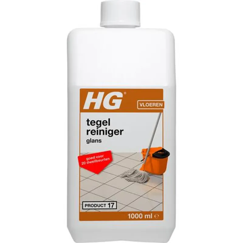 HG Tegelreiniger Glans - 1 Liter Gratis Retour