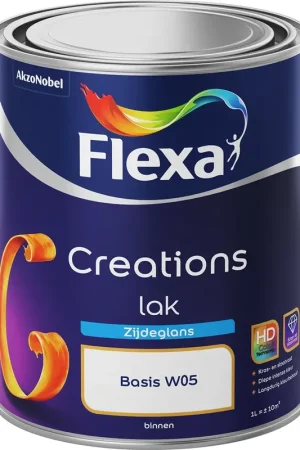 Dagaanbieding Flexa Creations Lak Zijdeglans W05 1L