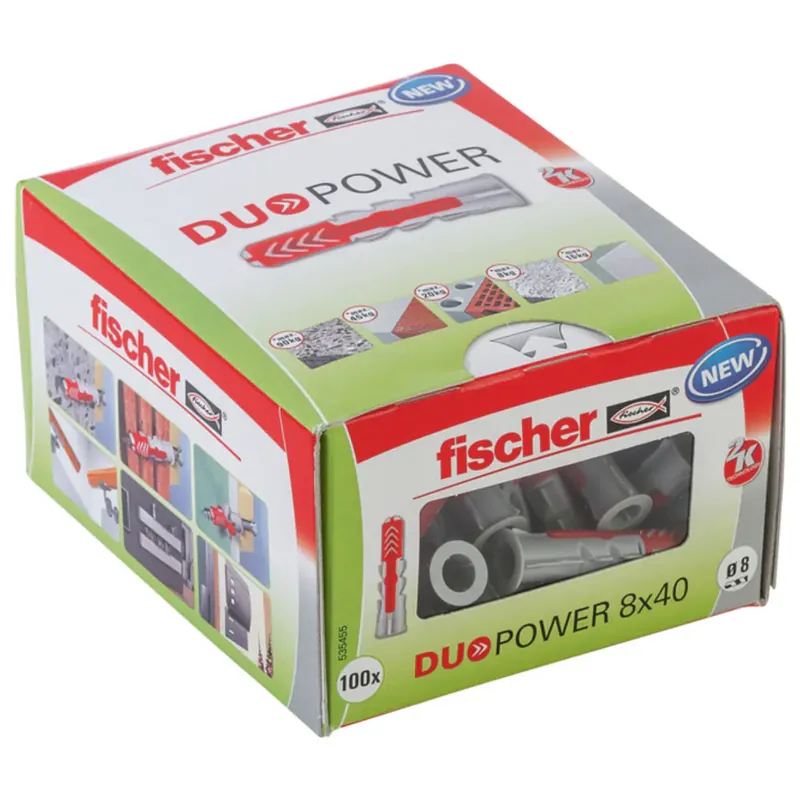 Fischer DuoPower Universele Plug 8 x 40 Alleen Vandaag