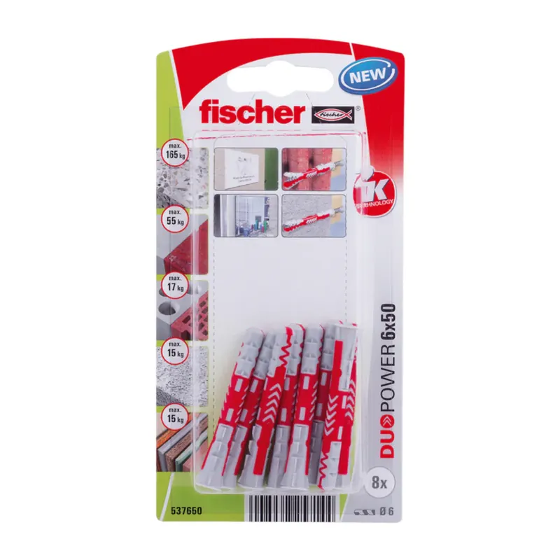 Goedkoop Fischer DuoPower Universele Plug 6 x 50