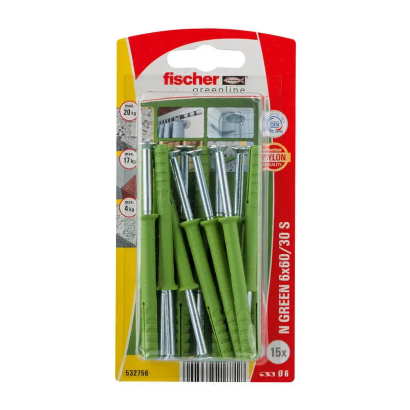 Speciale Aanbieding Fischer Nagelplug Green