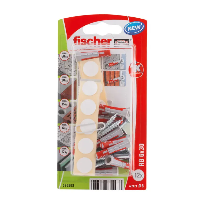 Fischer DuoPower Wandplank Bevestiging Uitverkoop