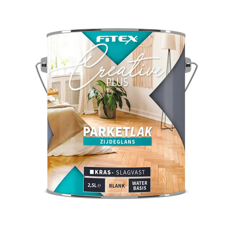 Fitex Creative PLUS Parketlak Zijdeglans Waterbasis Favoriet