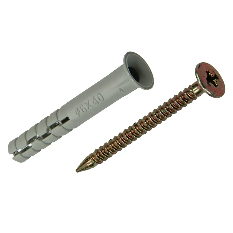 Direct Beschikbaar NYLON NAGELPLUG POLYAMIDE40 ST 5 X 50 MM