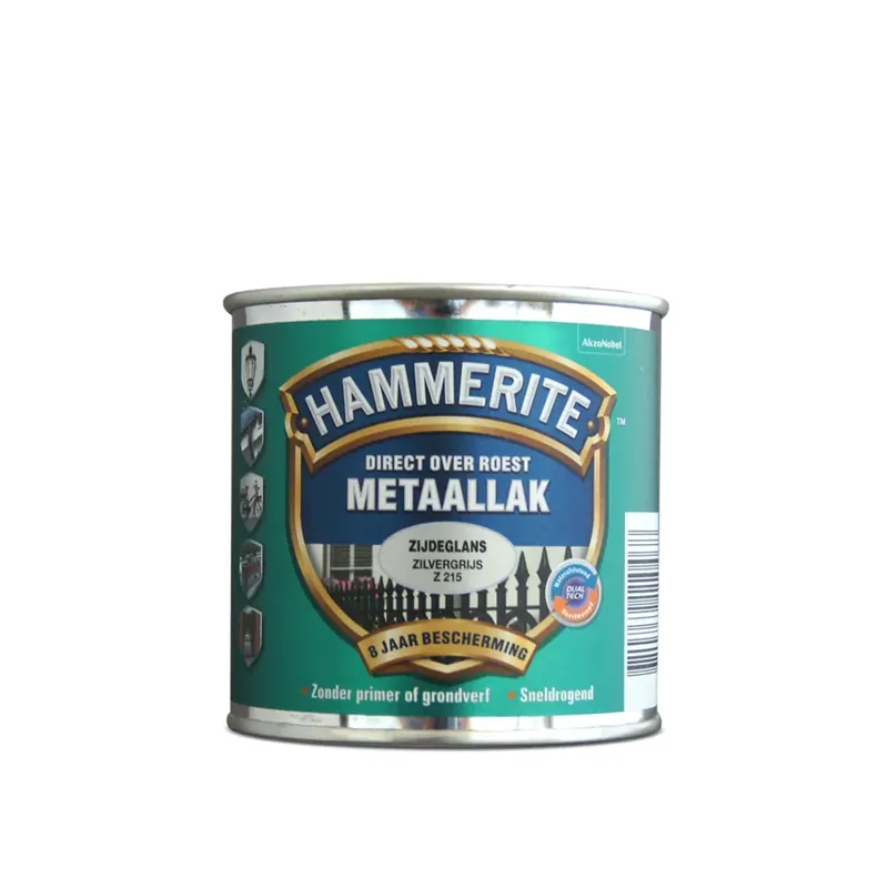 Hammerite Zijdeglans Zilvergrijs Z215 Lage Kosten