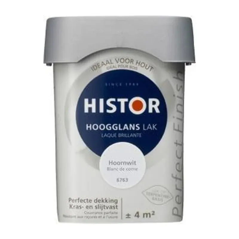 Ontdek de Kracht van Histor Perfect Finish Alkyd Hoogglans Hoornwit Op = Op
