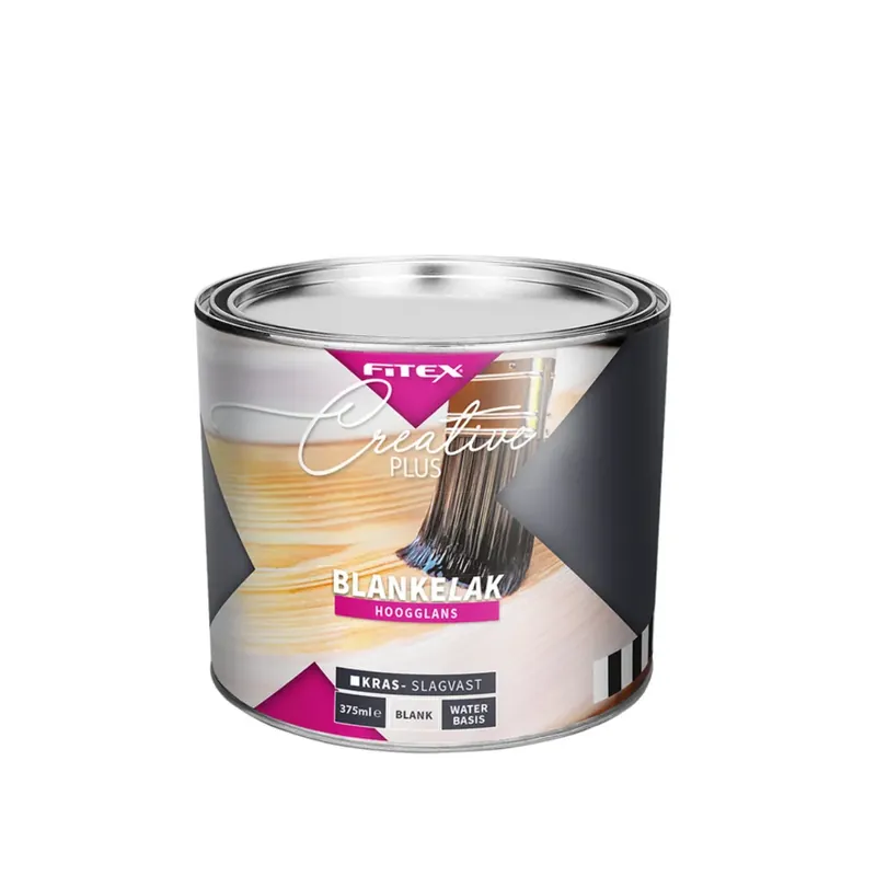 Koop Vandaag Fitex Creative+ Blanke Lak Hoogglans Waterbasis