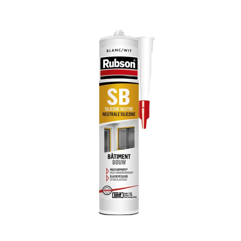 Rubson PRO Siliconekit Neutraal Wit 280 ml Speciale Aanbieding