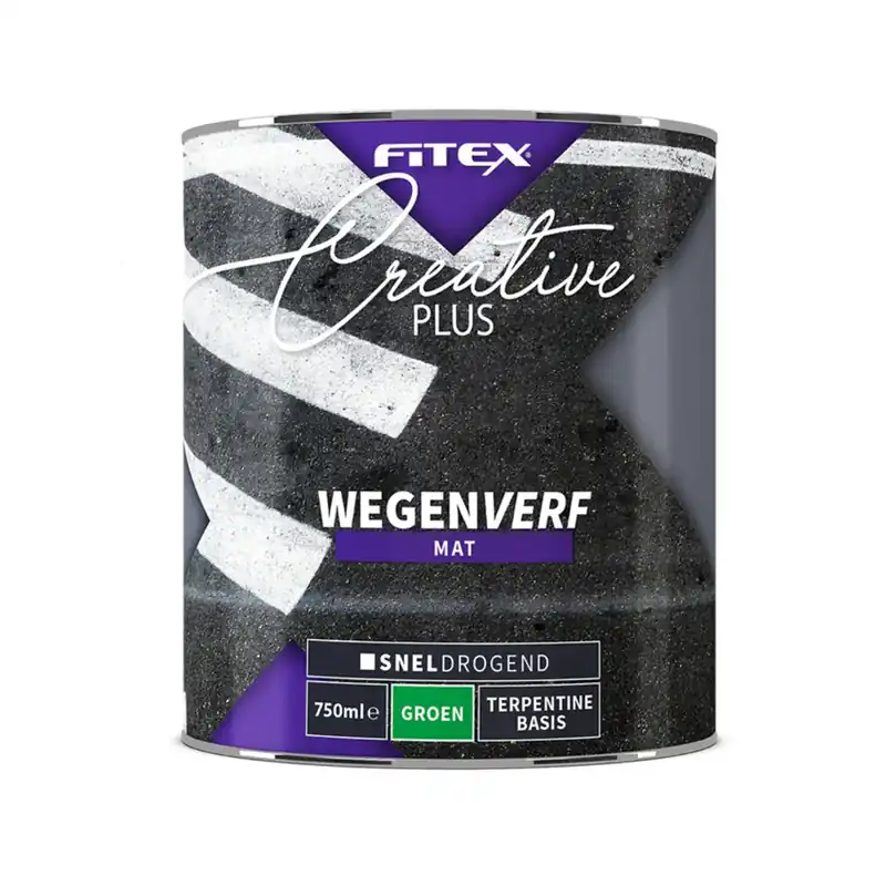 Beperkte Voorraad Fitex Creative Plus Wegenverf Groen Duurzame en Isolerende Wegmarkering