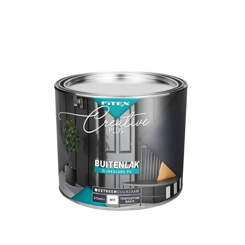 Beperkte Voorraad Fitex Creative Plus Buitenlak Zijdeglans Duurzame Afwerking voor Buiten