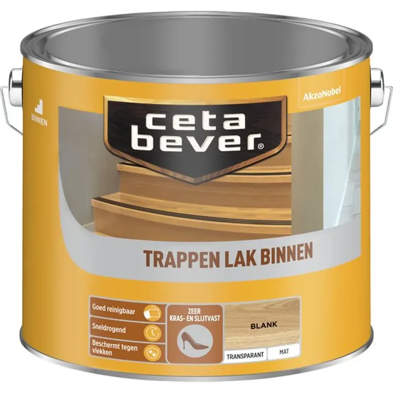 CetaBever Binnen Trappenlak Mat Blank Direct Verzonden