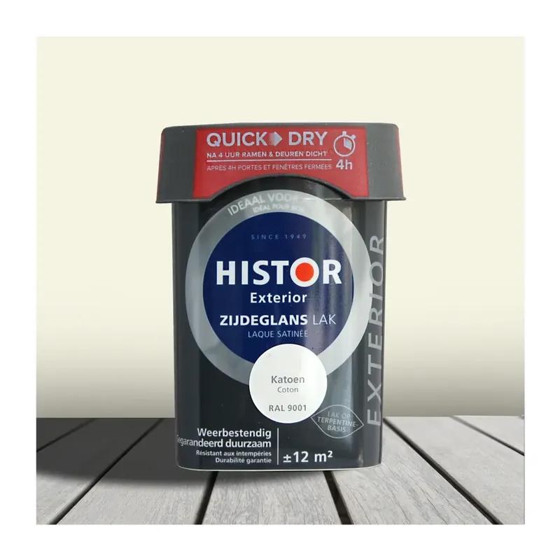 Ontdek de Kracht van Histor Exterior Lak Zijdeglans Katoen Must-Have