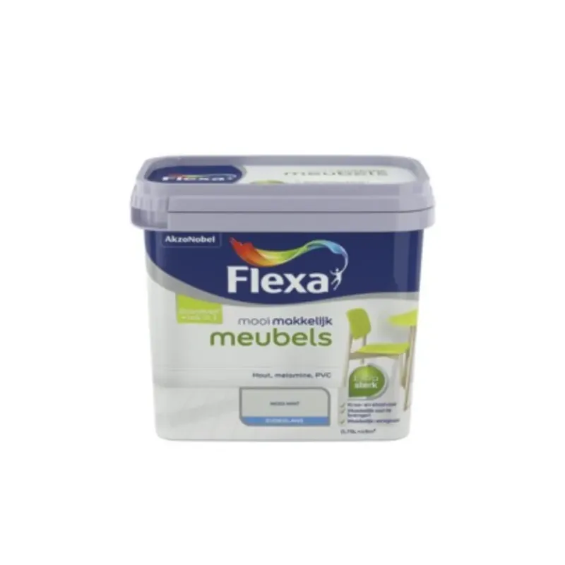 Perfect voor Keukenkasten en Tafels Flexa Mooi Makkelijk Meubels Zijdeglans Mint Nieuw