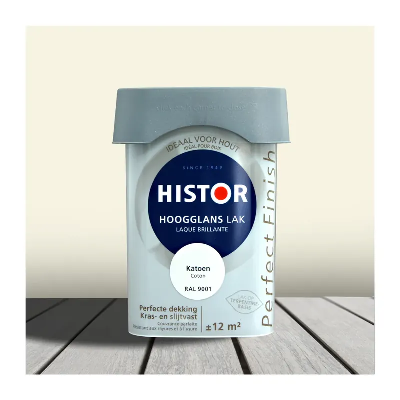 Histor Perfect Finish Alkyd Hoogglans RAL 9001 Bestseller