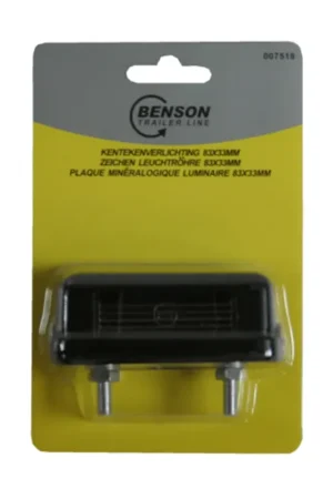 Benson Kentekenverlichting Hoge Kwaliteit