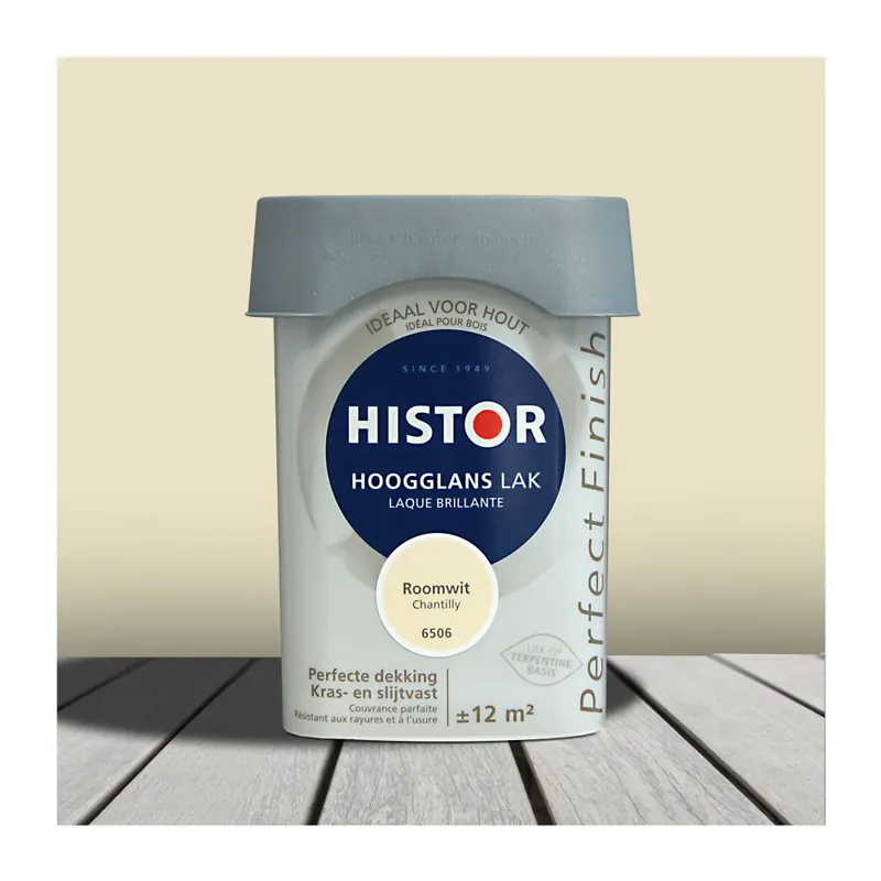 Hoogwaardige Glans met Histor Perfect Finish Alkyd Hoogglans Roomwit Alleen Vandaag
