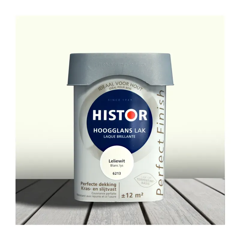 Ontdek de Kracht van Histor Perfect Finish Alkyd Hoogglans Leliewit Snelle Levering