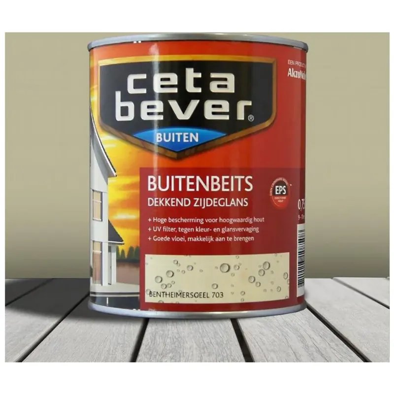 Beperkt Aanbod CetaBever Buitenbeits Dekkend Bentheimergeel 703