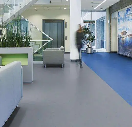 Premium Marmoleum Concrete blue shimmer 3734