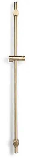 Blue Label Brondby glijstang messing 90cm geborsteld goud FK-T0701-BB Gratis Retour