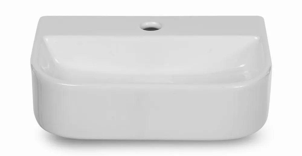 Blue Label Anholt fontein 32x22x8,5cm zonder overloop mat wit FK1010A-MW Finale Uitverkoop