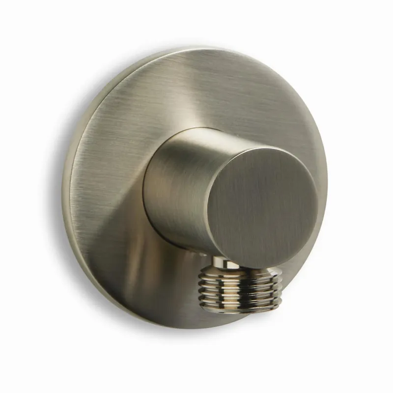 Hete Deal Blue Label Brondby 1/2" aansluitbocht voor inbouwthermostaat 3-weg, geborsteld nikkel